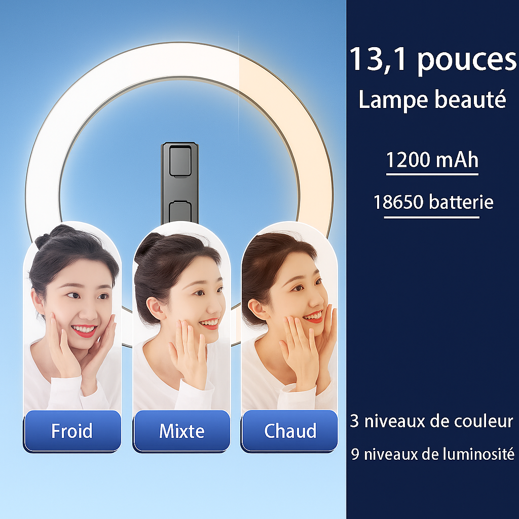 TREPIED P225-Q AVEC ANNEAU LUMINEUX