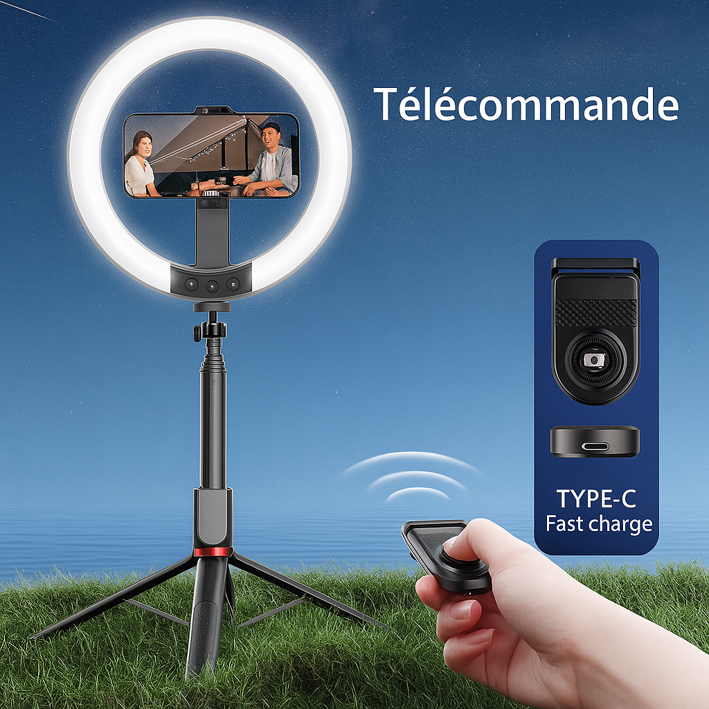TREPIED P225-Q AVEC ANNEAU LUMINEUX