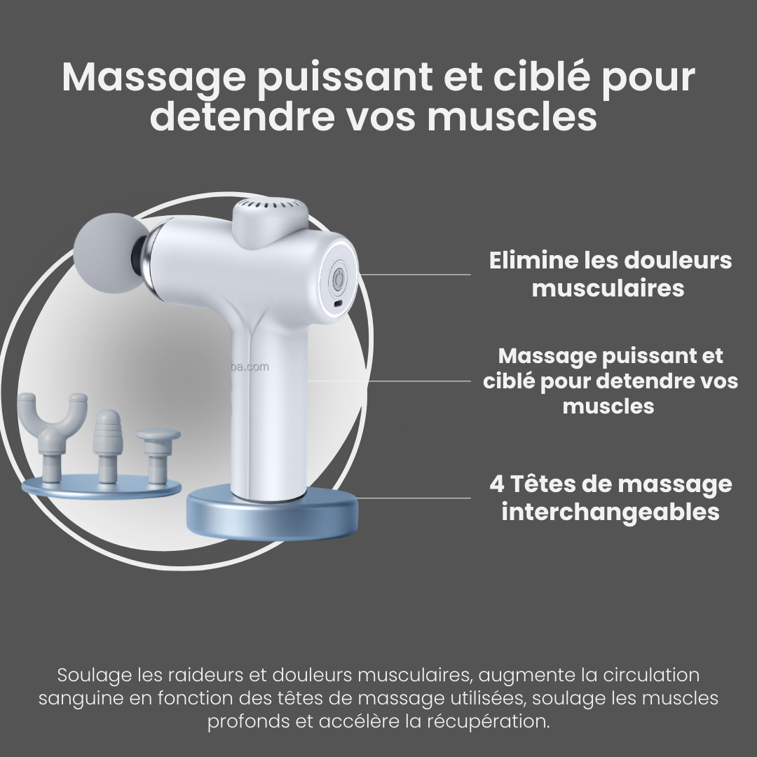 PISTOLET DE MASSAGE MUSCULAIRE