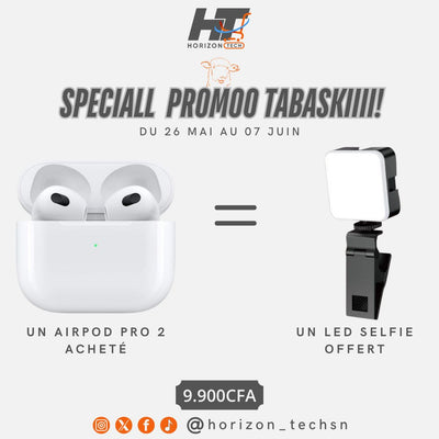 Pack AirPods 3 + Led selfie