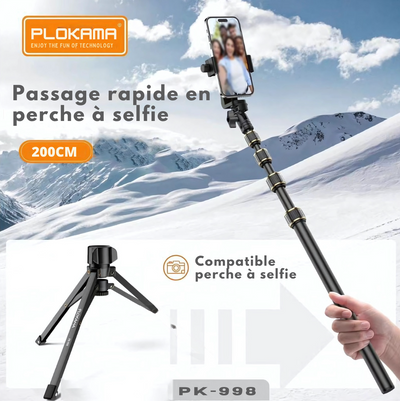 Trépied Pro 2M Plokama PK-998