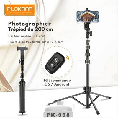 Trépied Pro 2M Plokama PK-998