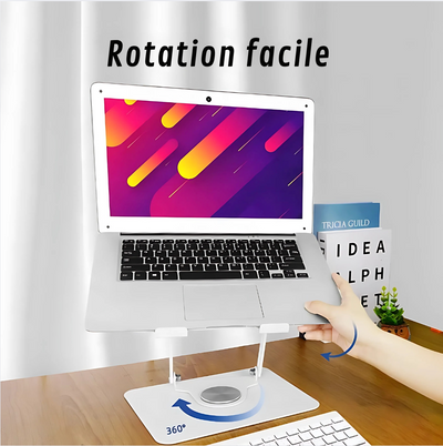 Support Ordinateur rotation 360, anti-surchauffe