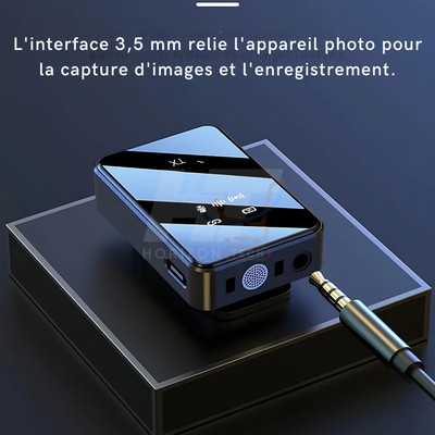 SX12 Micro Lavalier Sans Fil 3-en-1 – Microphone Antibruit pour Enregistrement Vidéo, Podcast & Live